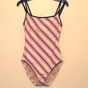 Vintage 90s Striped One Piece
